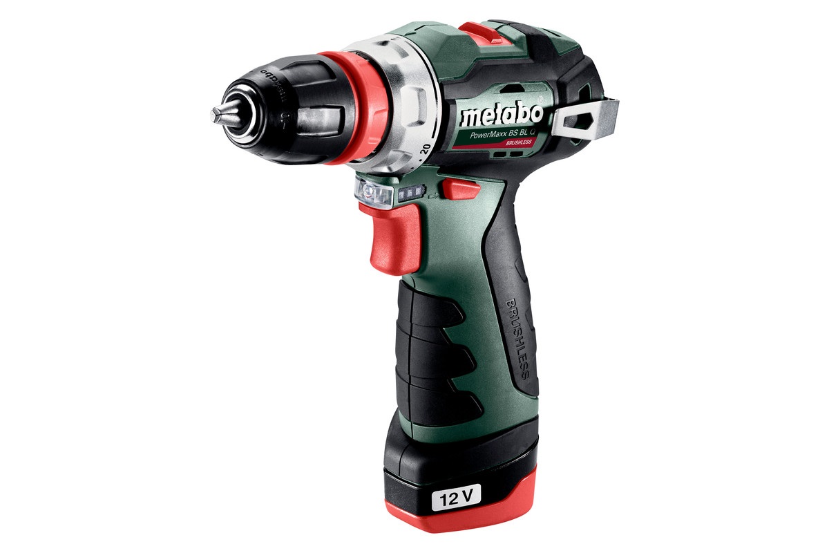 Metabo PowerMaxx BS BL Q 1500 Giri/min 900 g Alluminio, Nero, Verde, Rosso