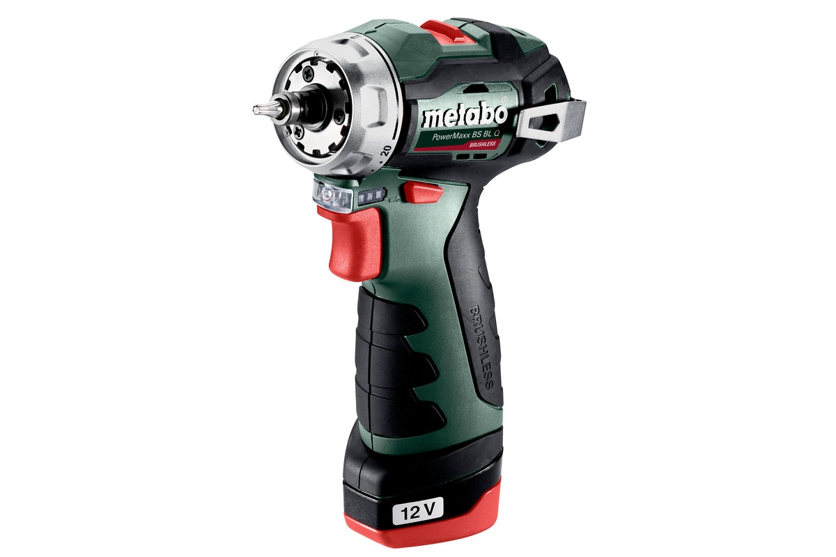 Metabo PowerMaxx BS BL Q 1500 Giri/min 900 g Alluminio, Nero, Verde, Rosso