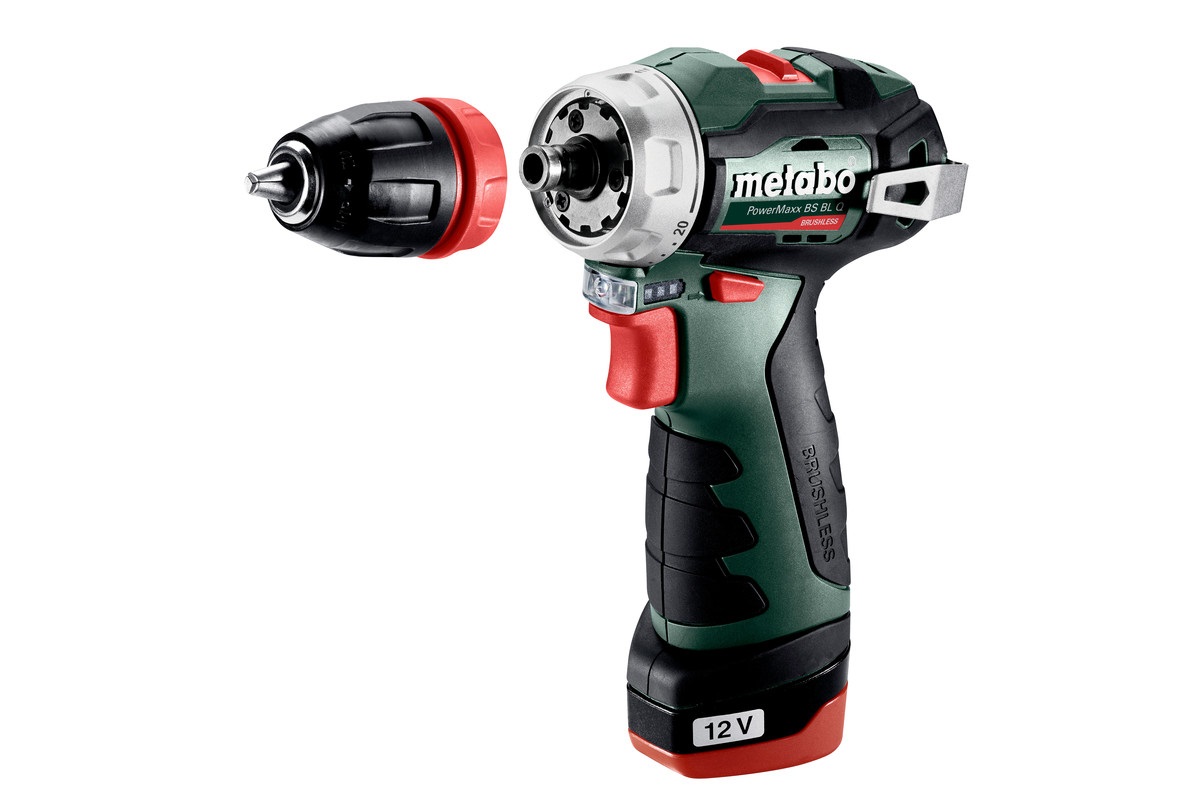 Metabo PowerMaxx BS BL Q 1500 Giri/min 900 g Alluminio, Nero, Verde, Rosso
