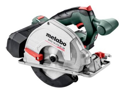 Metabo MKS 18 LTX BL 58 - Sega Circolare a Batteria per Metallo, Diametro Lama 16,5 cm, Profondità di Taglio 5,8 cm