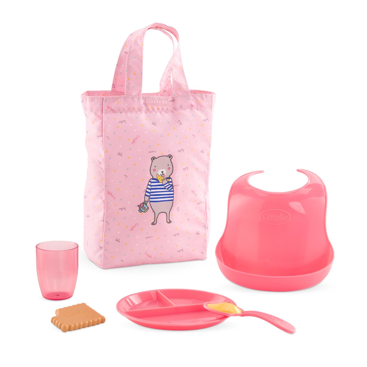 Corolle 9000140690 Set Pappa per Bambole con Accessori e Borsa - Età 2 Anni