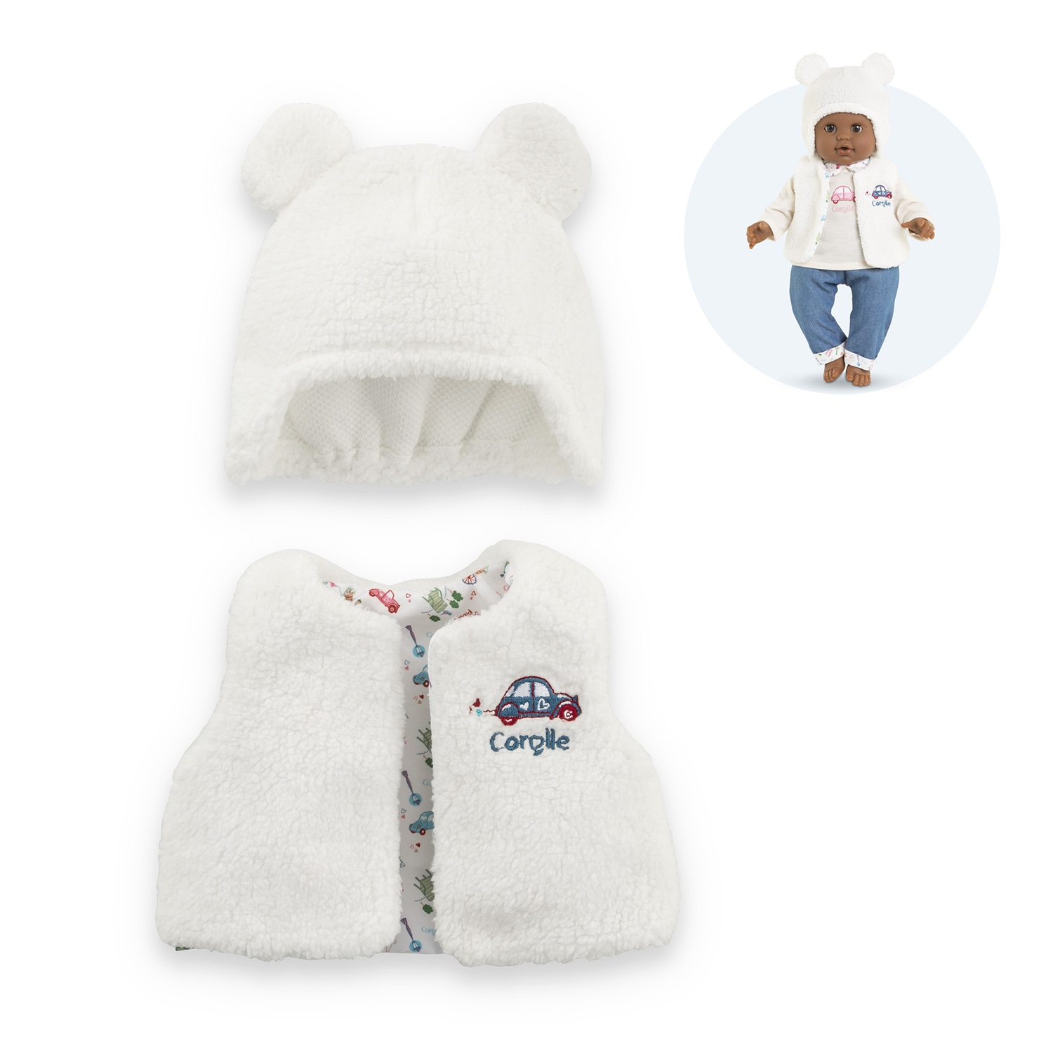Corolle Insieme Inverno - Completino per Bambola 36 cm, dai 2 anni