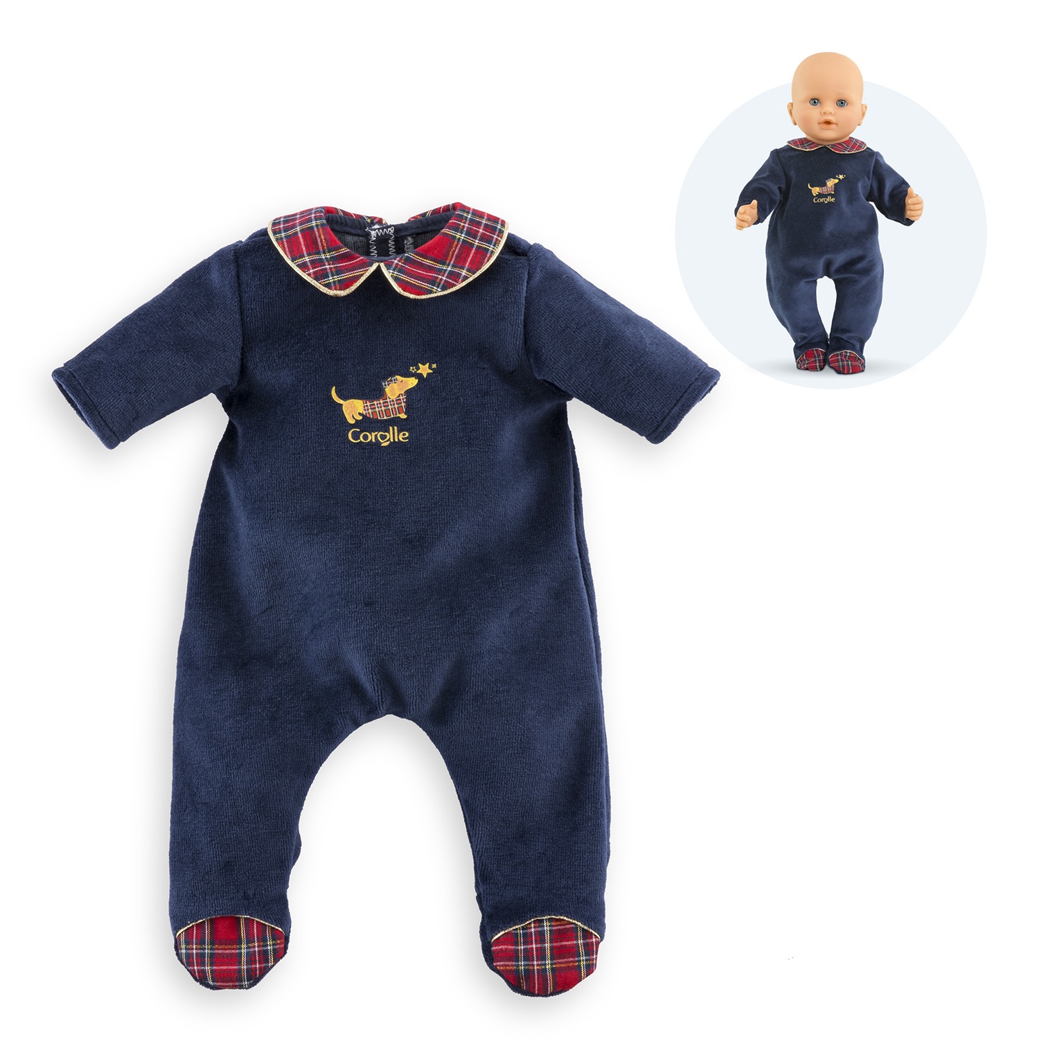 Corolle Pigiama Corolla in Festa per Poupon 36 cm - Indumento per Bambole dai 2 Anni