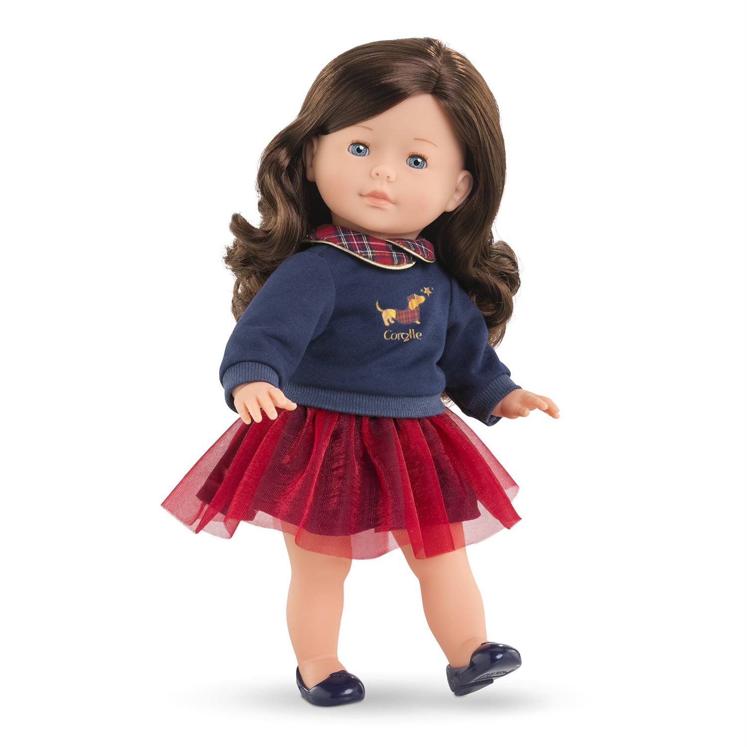 Corolle Perla - Bambola in Festa 36 cm con Occhi Dormienti e Profumo di Vaniglia, per Bambini dai 3 Anni