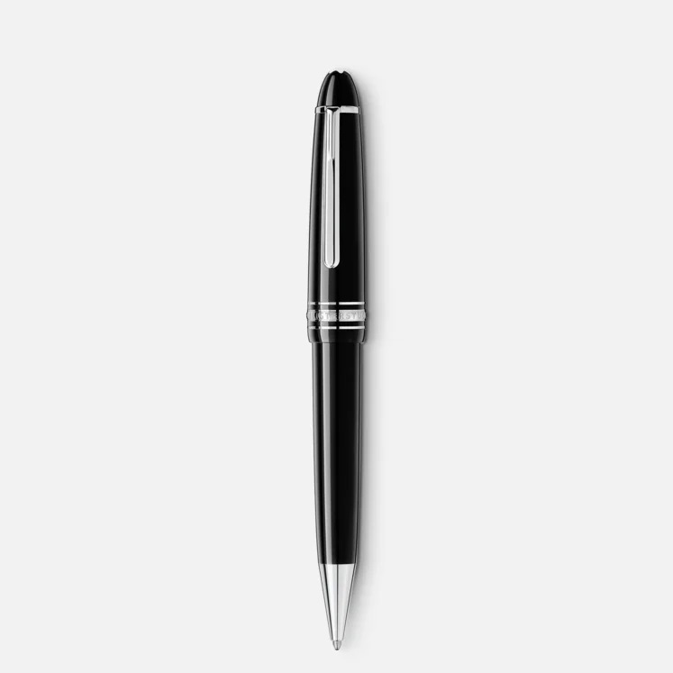 Montblanc MB132450 Penna a Sfera Meisterstück Platinum-Coated LeGrand - Resina Nera con Clip Oro