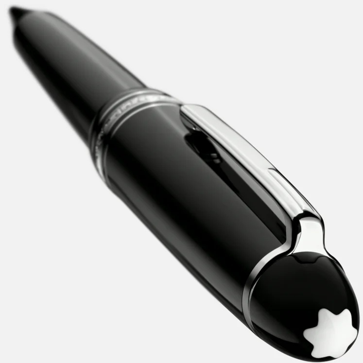 Montblanc MB132450 Penna a Sfera Meisterstück Platinum-Coated LeGrand - Resina Nera con Clip Oro