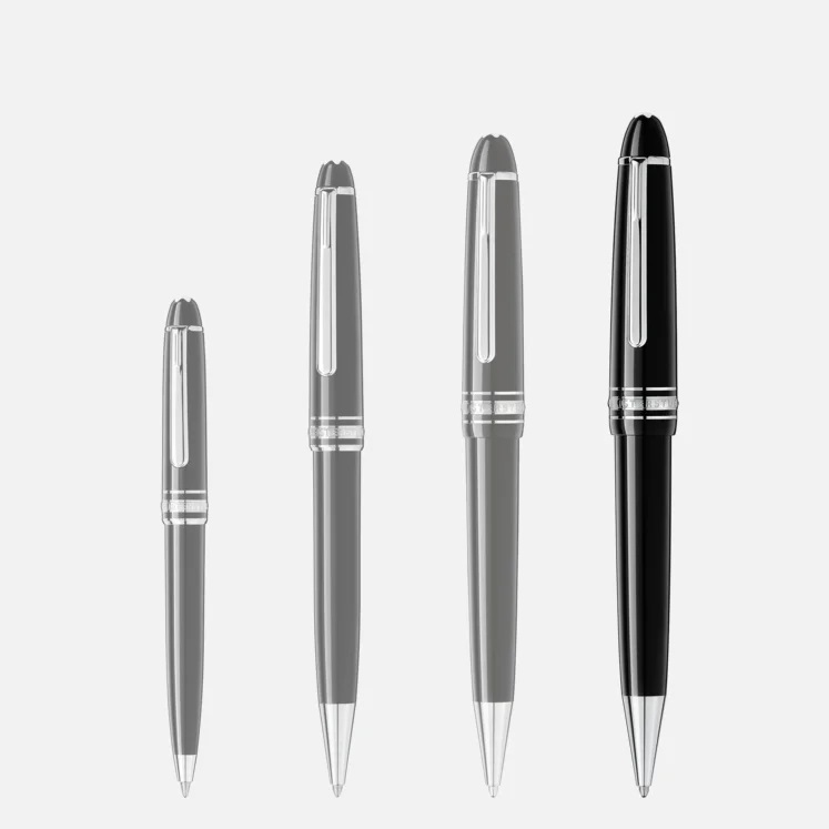 Montblanc MB132450 Penna a Sfera Meisterstück Platinum-Coated LeGrand - Resina Nera con Clip Oro