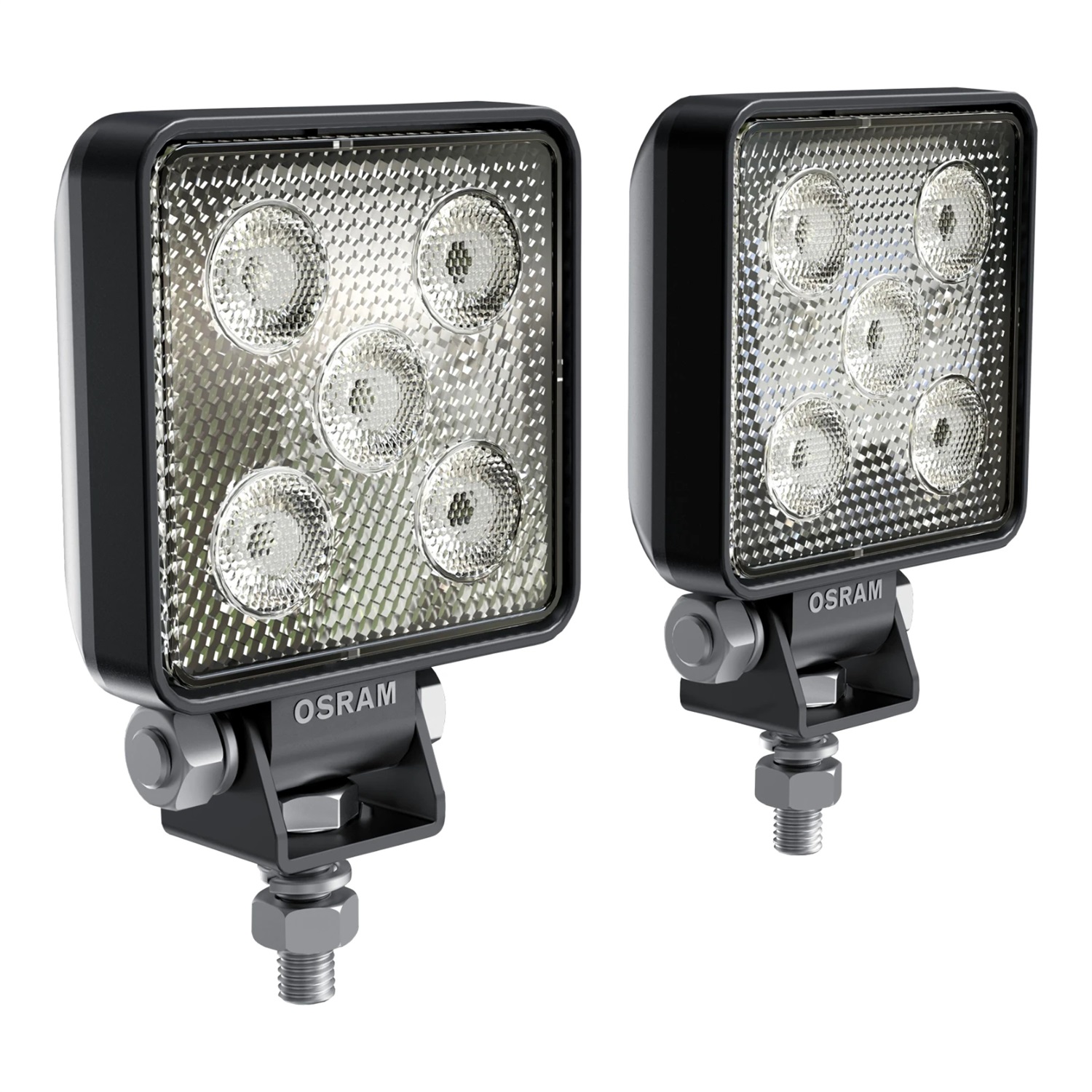 Osram LEDriving Cube VX70-WD - Coppia fari da lavoro a LED 12/24V, 600 lumen, fascio luminoso fino a 45 m, uso off-road