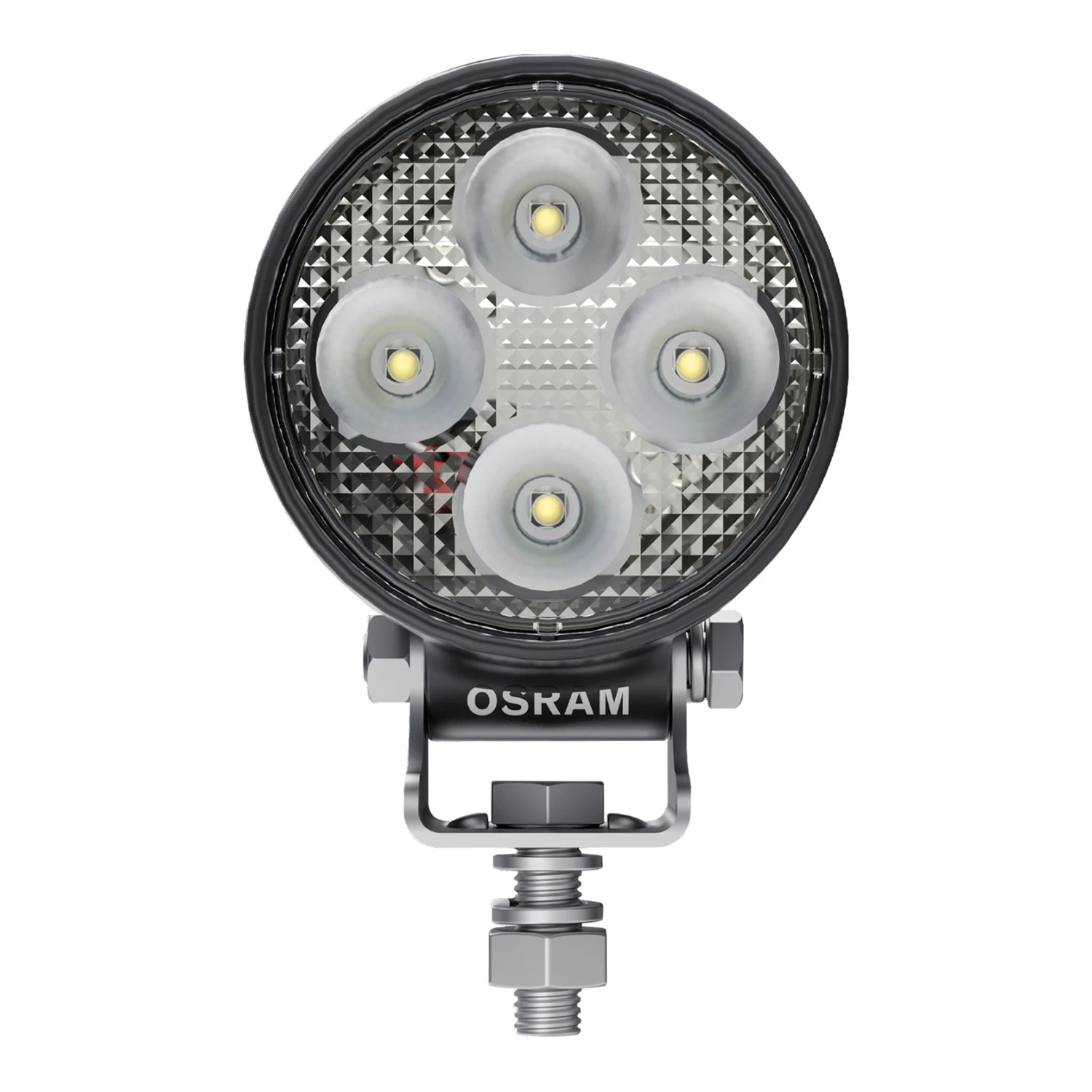 OSRAM LEDriving ROUND VX80-WD - Faro a LED per illuminazione a campo vicino e distanza ravvicinata, 1150 lumen, fascio luminoso fino a 240 m, 12V/24V, lente in policarbonato infrangibile