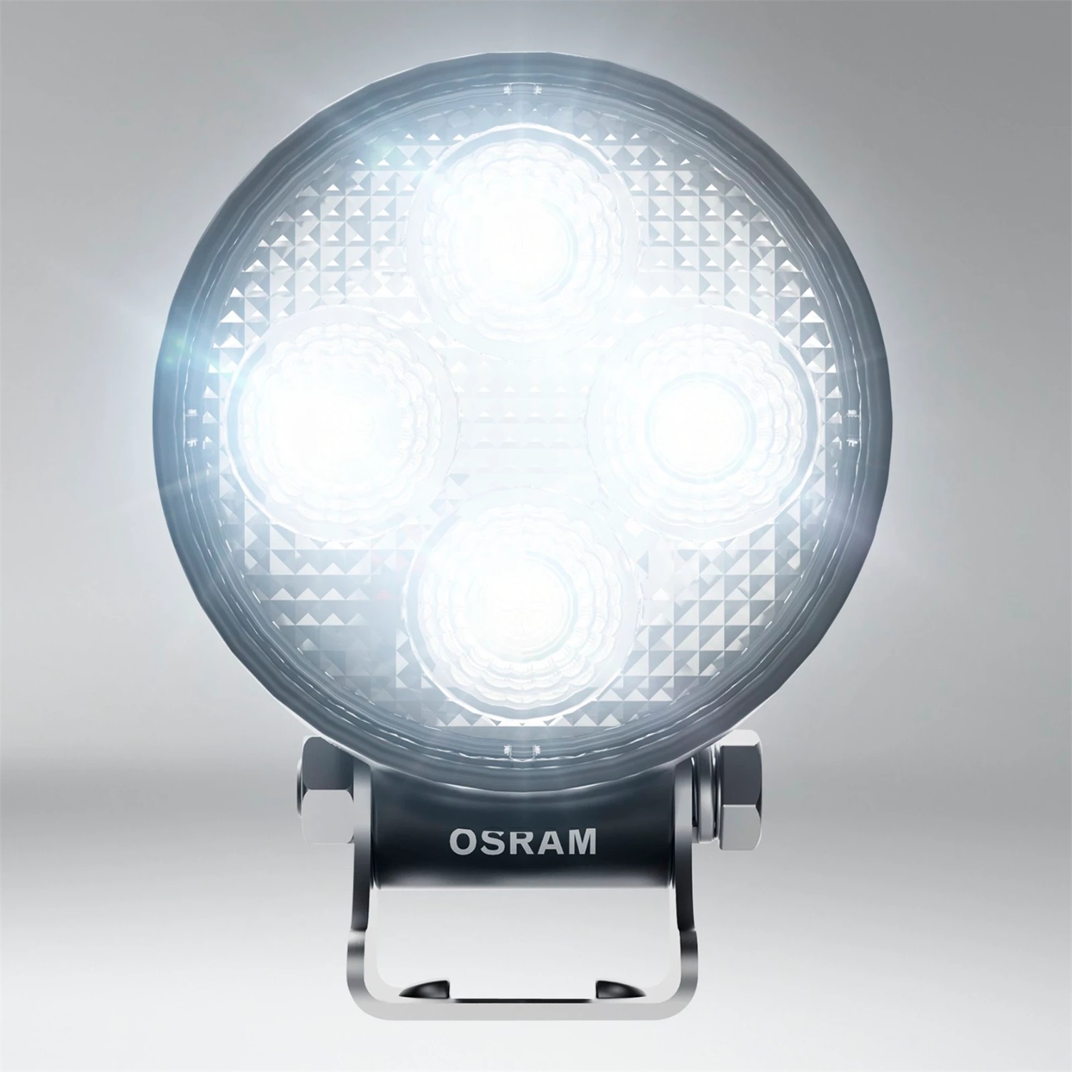 OSRAM LEDriving ROUND VX80-WD - Faro a LED per illuminazione a campo vicino e distanza ravvicinata, 1150 lumen, fascio luminoso fino a 240 m, 12V/24V, lente in policarbonato infrangibile