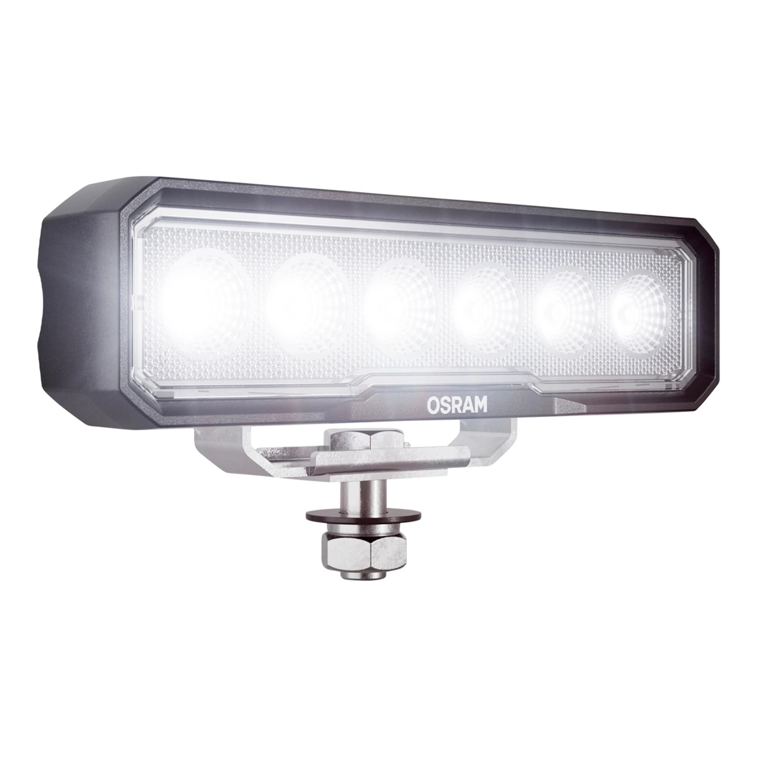 OSRAM LEDriving® Flush Mount WL VX100-FL - Fari da lavoro a LED OFF ROAD, 600 lumen, fascio luminoso fino a 45 m, 12V/24V, resistente alle vibrazioni