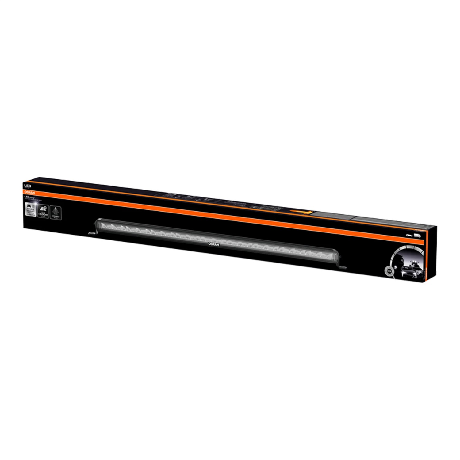 OSRAM LEDriving FX1250-CB SM GEN 2 - Faro di profondità LED Combo 6000K, 11000lm, Distanza fino a 630m, 12V/24V, Omologato ECE