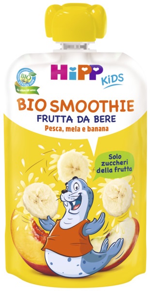 HiPP BIO Smoothie Pesca, mela e banana 120ml