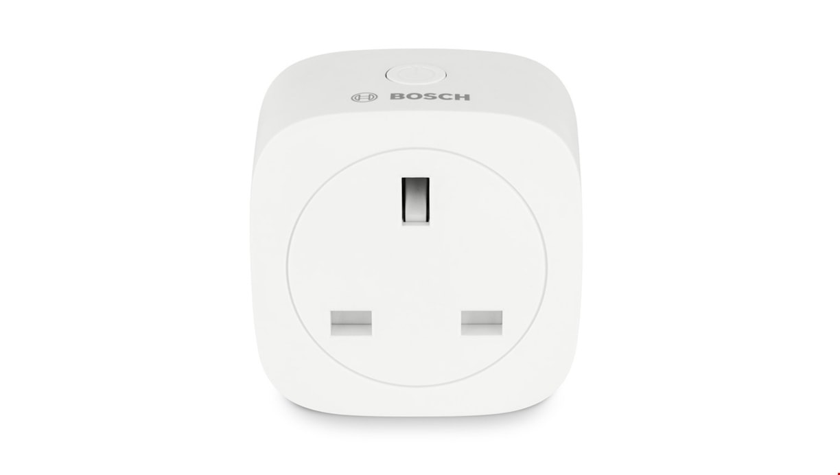 Bosch Smart Home Presa Intelligente WLAN 2990 W - Design Compatto, Controllo tramite App, Compatibile con Alexa e Google Home