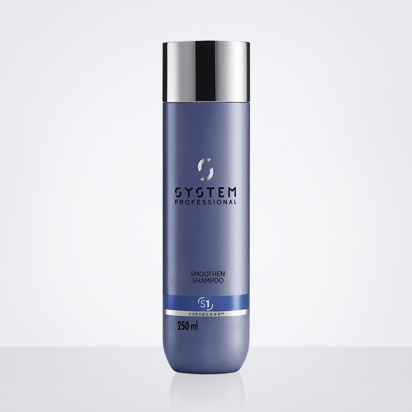 System Professional Smoothen Shampoo 250 ml - Shampoo disciplinante per capelli crespi e indisciplinati con tecnologia Lipid Code