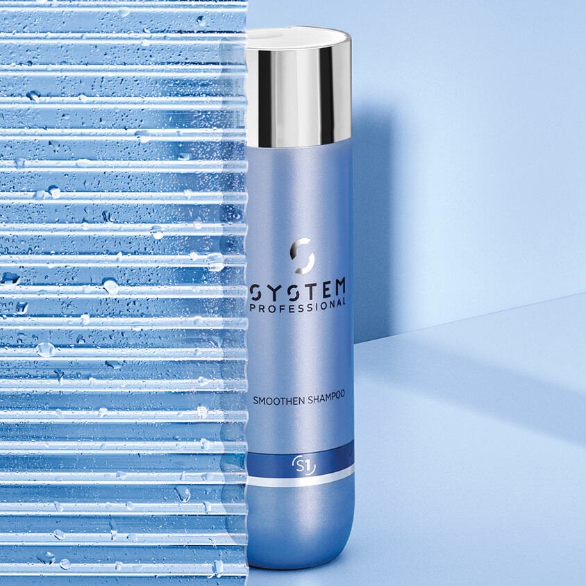 System Professional Smoothen Shampoo 250 ml - Shampoo disciplinante per capelli crespi e indisciplinati con tecnologia Lipid Code