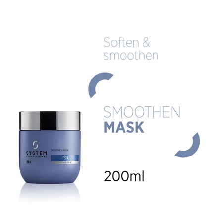 System Professional Smoothen Mask 200ml - Maschera per capelli disciplinante e anticrespo