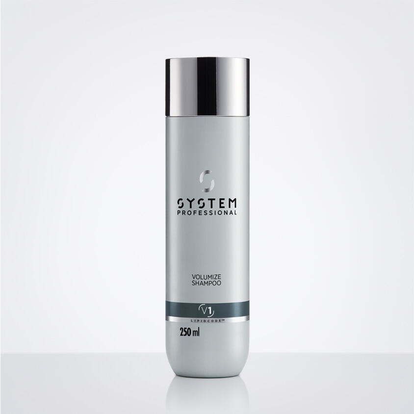 System Professional Volumize Shampoo V1 250 ml - Shampoo Volumizzante per Capelli Fini e Sottili, Deterge e Rinforza