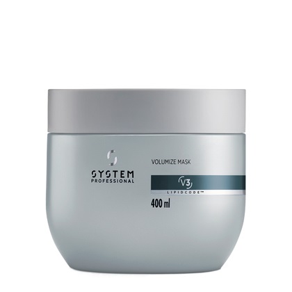 System Professional Maschera Volumizzante Volumize Mask 400 ml per Capelli Fini e Crespi - Rinforza e Dona Volume Duraturo