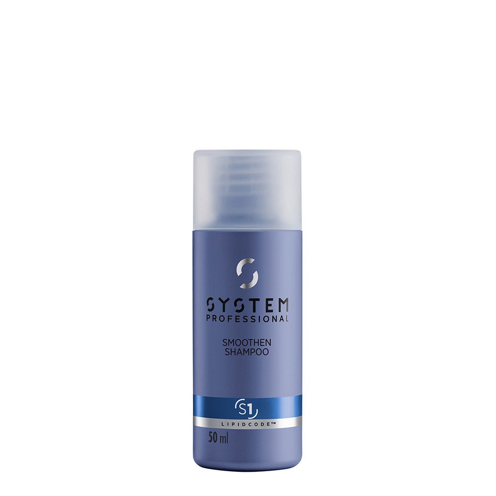 System Professional LipidCode Smoothen Shampoo S1 - Shampoo Delicato e Rinforzante per Capelli Sensibili e Danneggiati