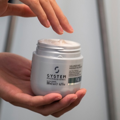 Wella System Professional Volumize Mask 200ml - Maschera Volumizzante per Capelli Fini e Sottili, Idratante e Rinforzante
