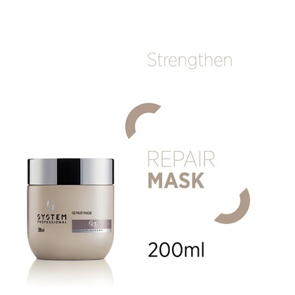 Wella Professionals System Professional Repair Mask R3 200ml - Maschera Riparatrice Intensiva per Capelli Danneggiati