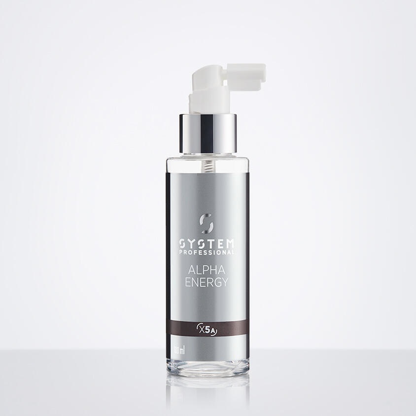 System Professional Alpha Energy X5A Siero Energizzante 100 ml - Ristrutturante e Rinforzante per Capelli Deboli