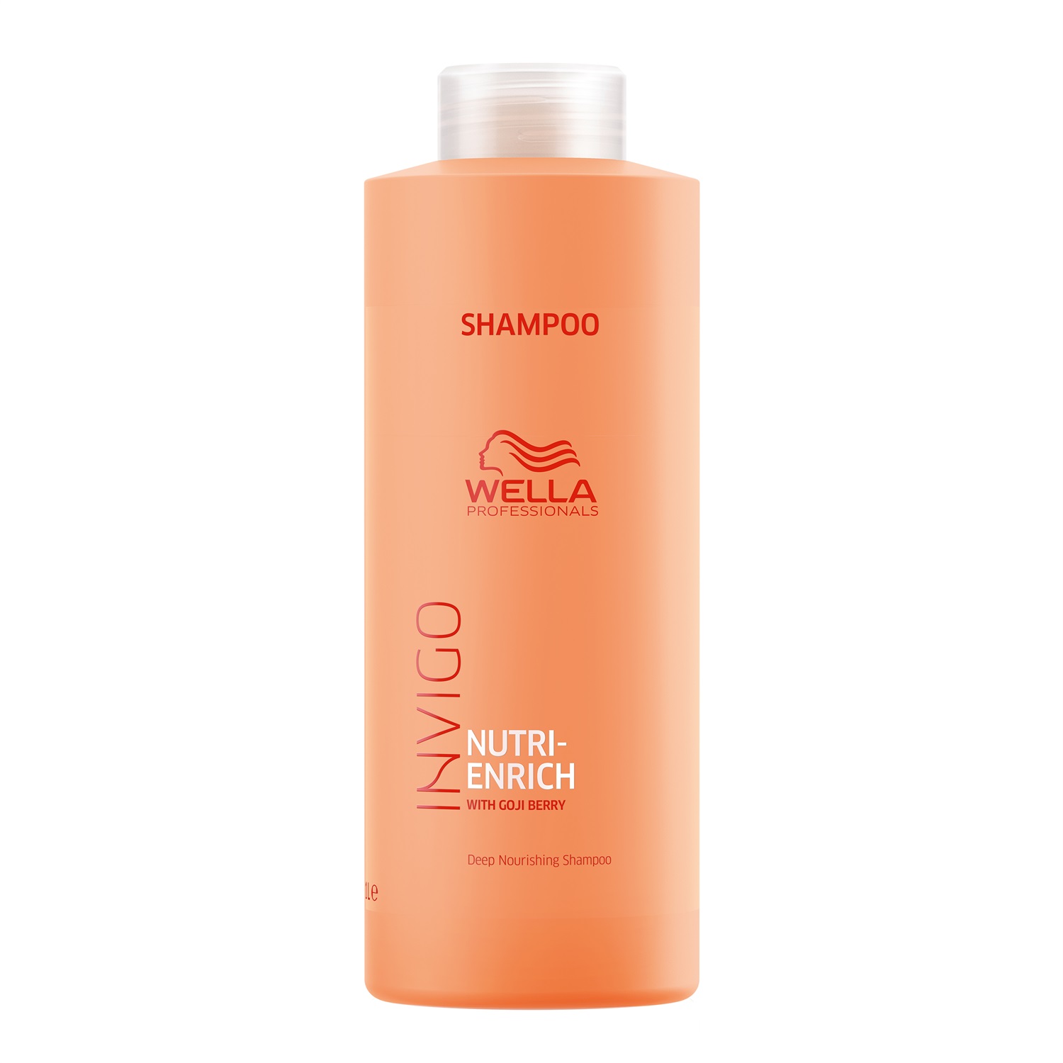 Wella Professionals Invigo Nutri-Enrich Shampoo Nutriente 1000ml - Riparazione per Capelli Danneggiati, Idratazione Profonda con Bacche di Goji