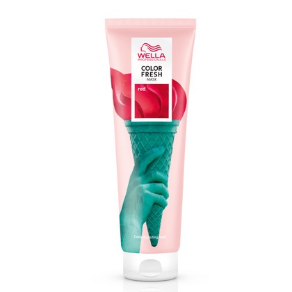 Wella Professionals Color Fresh Mask Maschera Colorante Rosso 150 ml - Idratante e Delicata con Olio di Argan