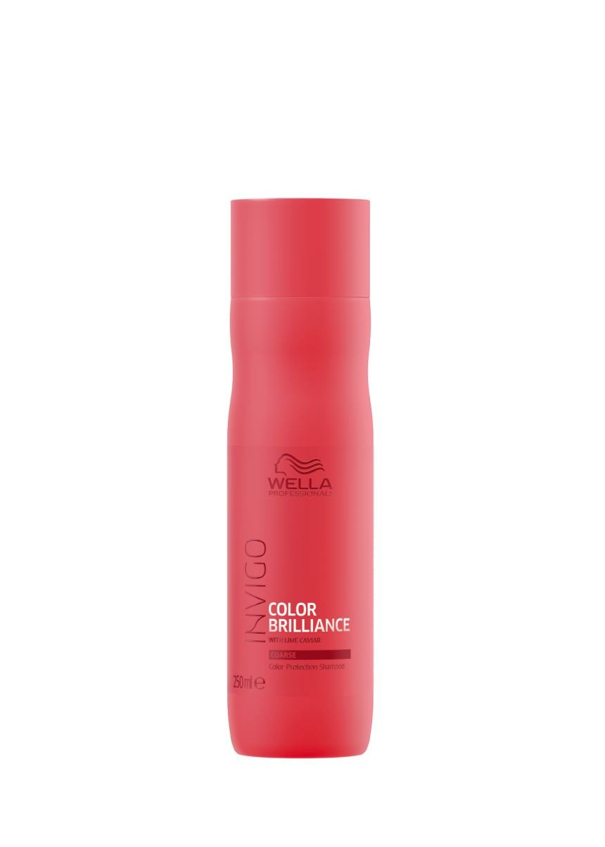 Wella Professionals INVIGO Color Brilliance Shampoo per Capelli Grossi e Colorati 250 ml - Protezione Colore Fino a 7 Settimane