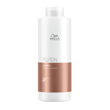 Wella Fusion Shampoo Professionale 1000 ml - Riparazione Intensa per Capelli Danneggiati con Aminoacidi della Seta