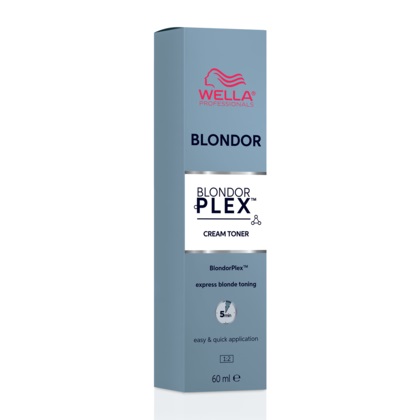 Wella BlondorPlex Cream Toner 36 Crystal Vanilla 60ml - Tonificante Biondo, Tecnologia PLEX, Risultati Rapidi