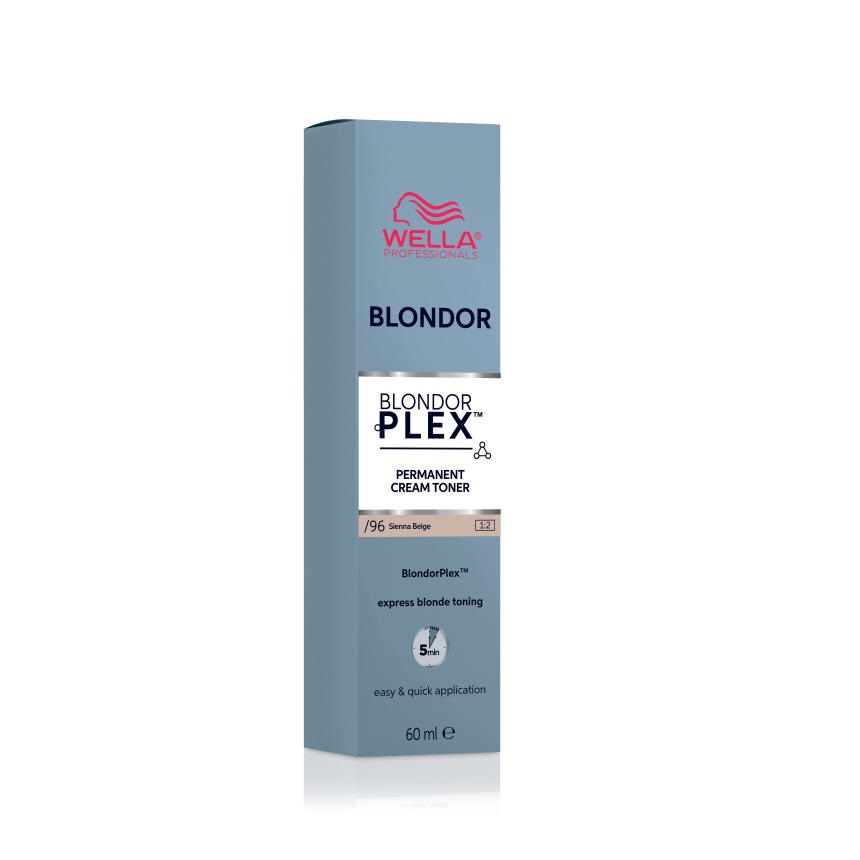 Wella Professionals BlondorPlex Cream Toner 96 Sienna Beige 60ml - Tonificante per Biondo, Ideale per Illuminage/Balayage