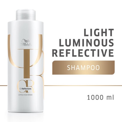 Wella Oil Reflections Shampoo 1000 ml - Shampoo Idratante e Illuminante per Capelli Morbidi e Lucenti