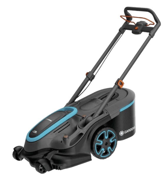 Gardena PowerMax Duo 46/36V - Tagliaerba a Batteria con Doppia Lama, 2 Batterie P4A 2.5Ah, Larghezza di Taglio 46 cm, Design Ergonomico