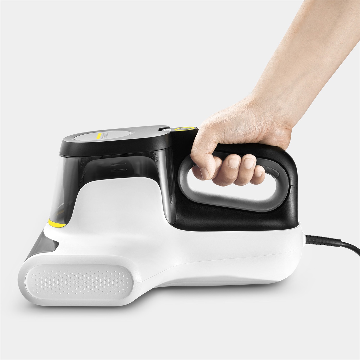 Kärcher VCH 4 UVClean - Aspirapolvere per Materassi con Luce UV-C, Potenza 500W, Rullo Battente e Funzione Aspirante, Elimina Acari e Batteri, Peso 2,1 kg