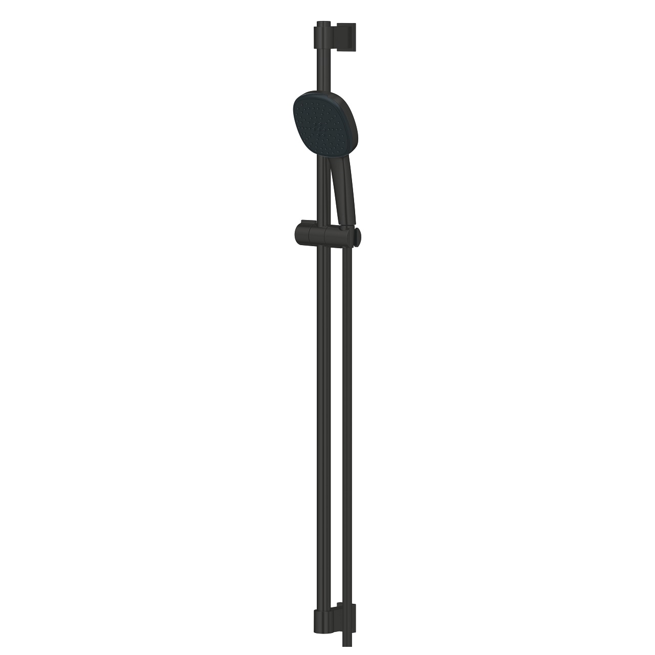 GROHE Vitalio Comfort 110 Set Doccia Saliscendi Nero Opaco - Asta 90 cm, Tubo Flessibile 175 cm, 2 Tipi di Getto