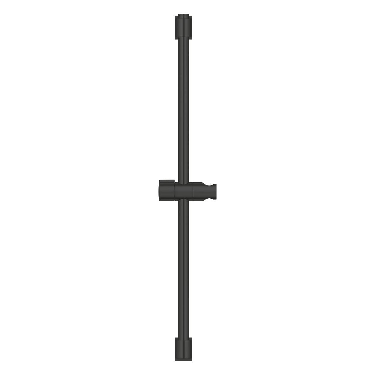 GROHE Vitalio Universal Asta Doccia 60 cm, Nero Opaco, con Supporto Scorrevole Regolabile e Fissaggio Adattabile