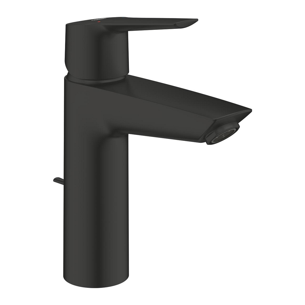 GROHE Start Miscelatore Monocomando per Lavabo M-Size Nero Opaco con Scarico a Saltarello, Cod. 234552432