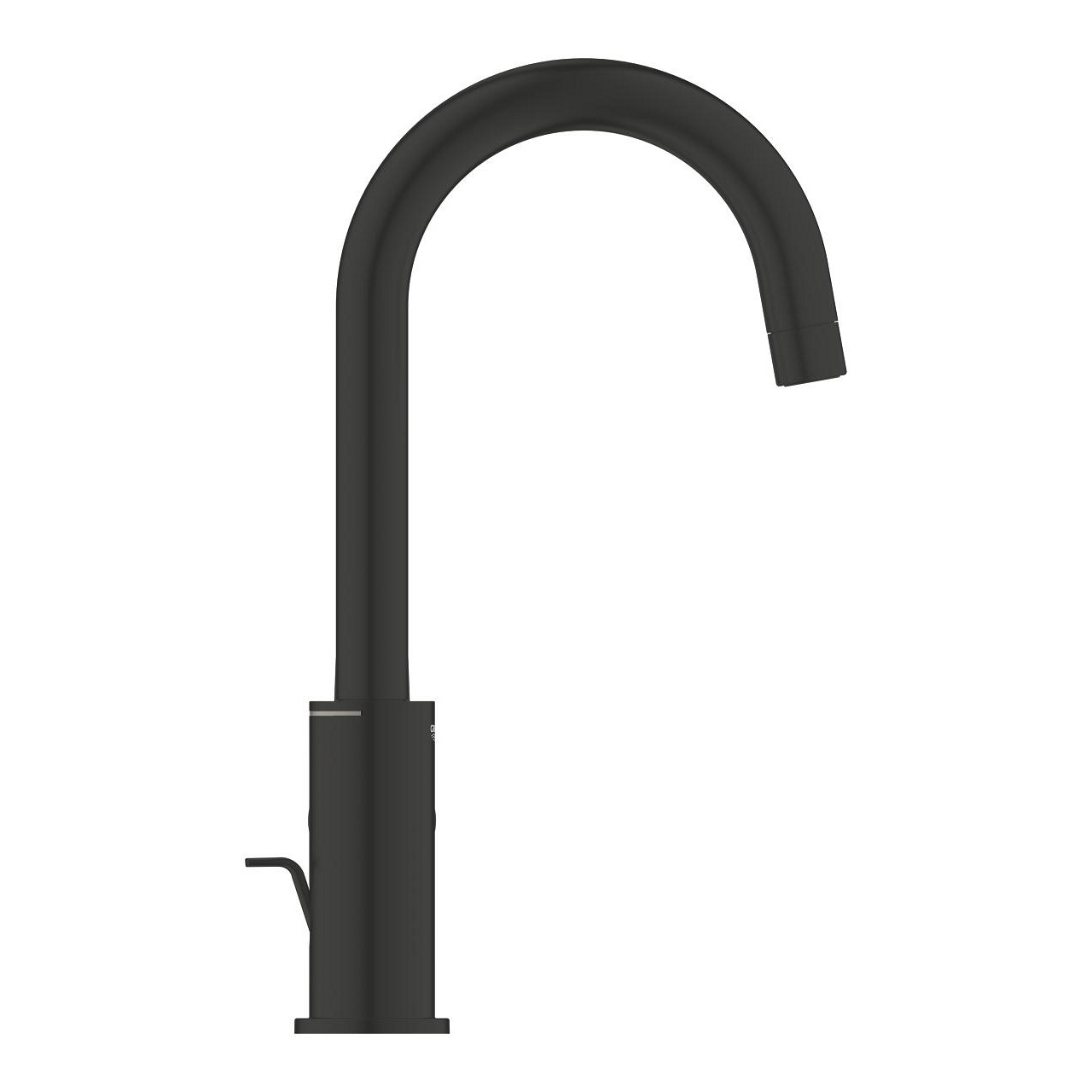 GROHE Start Miscelatore Monocomando per Lavabo Nero Opaco con Cartuccia Ceramica 28 mm e Aeratore EcoJoy 5,7 L/min