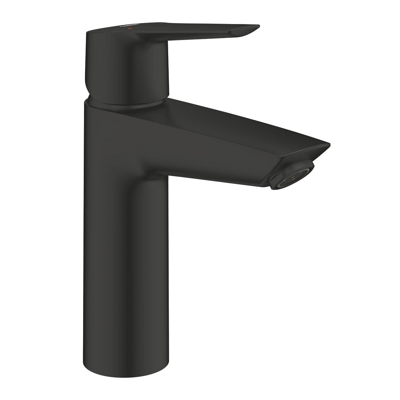 GROHE Start QuickFix Miscelatore per Lavabo Nero Opaco M-Size 192 mm con Set di Scarico Push-Open e Risparmio Idrico