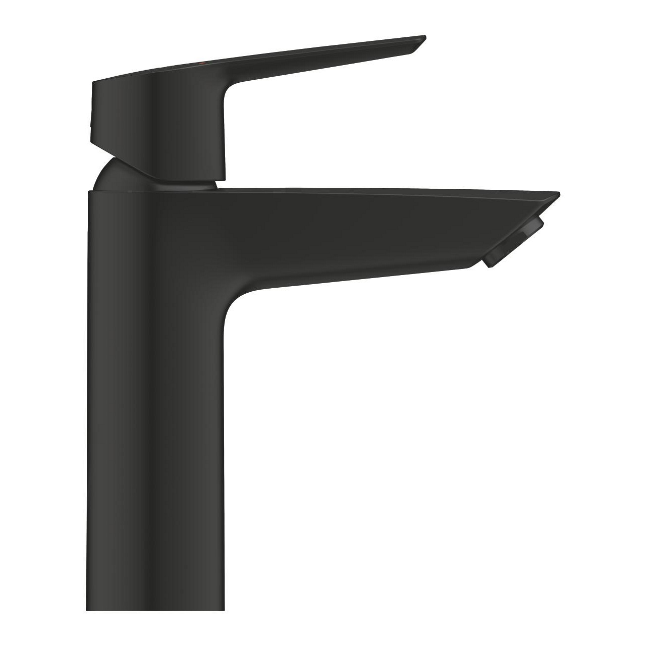 GROHE Start QuickFix Miscelatore per Lavabo Nero Opaco M-Size 192 mm con Set di Scarico Push-Open e Risparmio Idrico