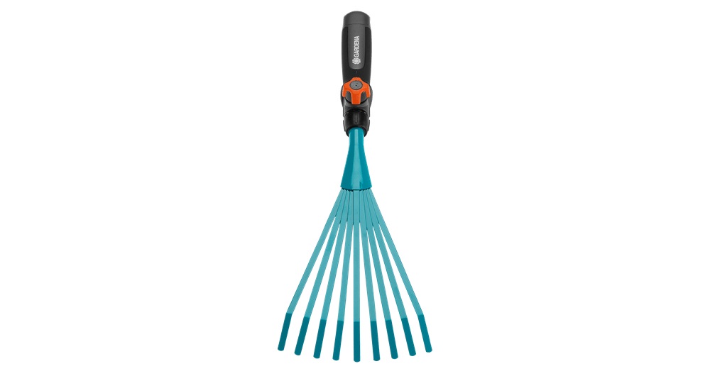 Gardena 8919-20 Scopina Metallica Ergonomica per Raccogliere Residui, Larghezza 12 Cm, Protetta da Corrosione