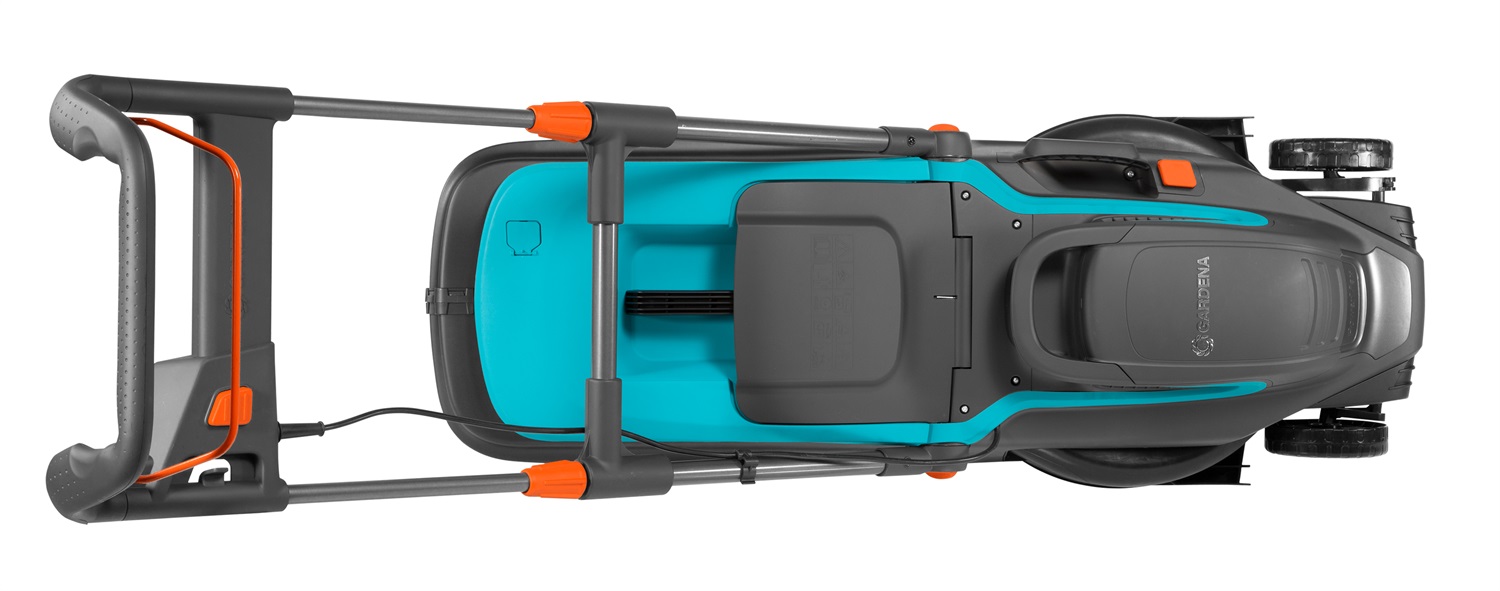 Gardena PowerMax 1800/42 Tagliaerba Elettrico 1800 W con Larghezza di Taglio 42 cm, Funzione Mulching e Cesto di Raccolta