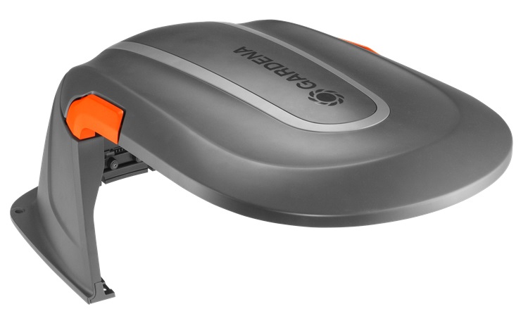 Gardena Copristazione 15020-20 per Robot Rasaerba SILENO Minimo, City e Life - Protezione in Plastica Robusta con Tetto Pieghevole