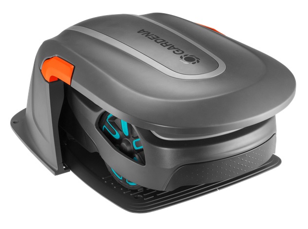 Gardena Copristazione 15020-20 per Robot Rasaerba SILENO Minimo, City e Life - Protezione in Plastica Robusta con Tetto Pieghevole