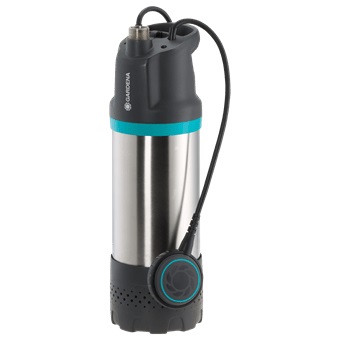 Gardena 5900/4 Inox - Pompa Sommersa a Pressione 900 W, Portata 5900 l/h, Pressione 3,5 bar, Protezione a Secco