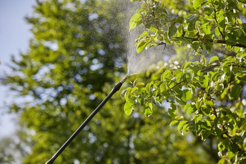 GARDENA Spruzzatore a Zaino 12L Plus - Irroratore a Pressione con Manometro per Giardini e Frutteti