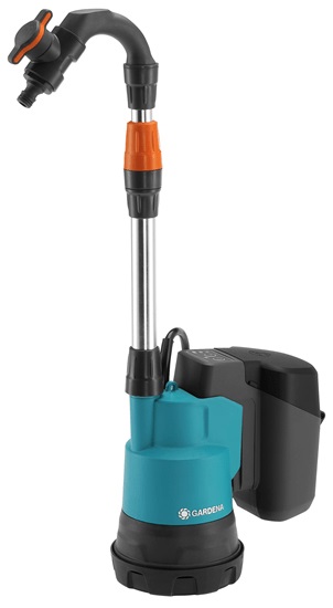 GARDENA 2000/2 - Pompa per cisterna 18V - Potenza elevata, 2000 l/h, senza batterie