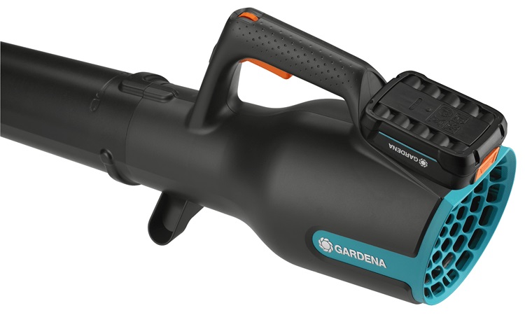 Gardena PowerJet 18V P4A Soffiatore a Batteria Ioni di Litio 2.5Ah per Giardino - Leggero e Compatto